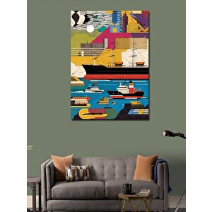 Kanvas Tablo Soyut Sanat Çalışması 70x100 cm