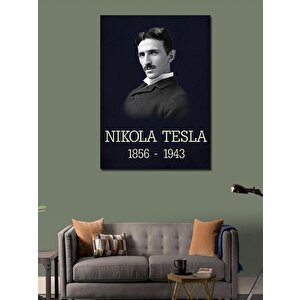 Kanvas Tablo Nikola Tesla 50x70 cm
