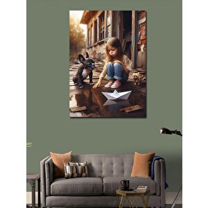Kanvas Tablo Kova Burcu Kadını 70x100 cm