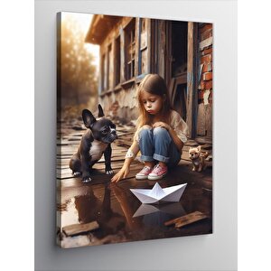 Kanvas Tablo Kova Burcu Kadını 100x140 cm