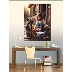 Kanvas Tablo Kova Burcu Kadını 100x140 cm