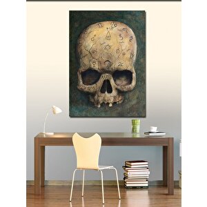 Kanvas Tablo Kurukafa Ve Burç Sembolleri 70x100 cm