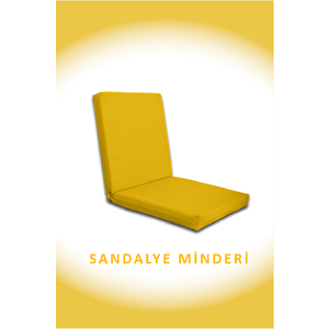 Sandalye Minderi 90cmx45cm Sarı