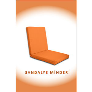 Sandalye Minderi 90cmx45cm Turuncu