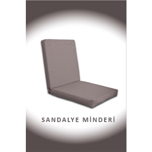 Sandalye Minderi 90cmx45cm Gri