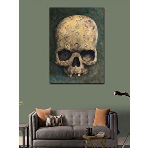 Kanvas Tablo Kurukafa Ve Burç Sembolleri 100x140 cm