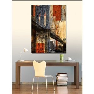 Kanvas Tablo Yağlıboya Köprü 50x70 cm