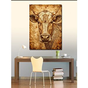 Kanvas Tablo Boğa Burcu 70x100 cm