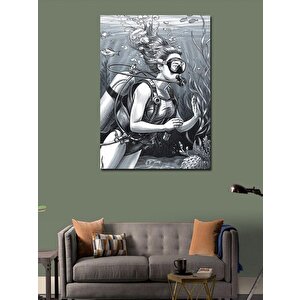 Kanvas Tablo Derin Dalgıç 50x70 cm