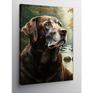 Kanvas Tablo Av Köpeği 70x100 cm