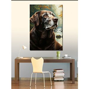 Kanvas Tablo Av Köpeği 70x100 cm