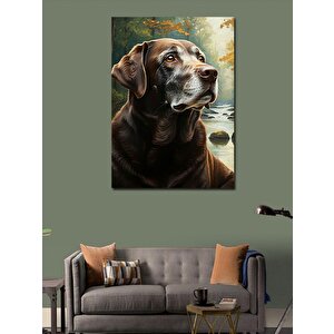 Kanvas Tablo Av Köpeği 70x100 cm