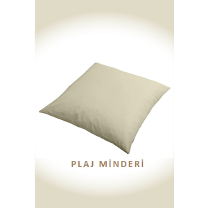 Plaj Ve Yer Minderi 100cmx100cm Krem