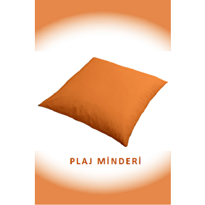 Plaj Ve Yer Minderi 100cmx100cm Turuncu