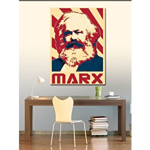 Kanvas Tablo Karl Marx 100x140 cm