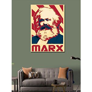 Kanvas Tablo Karl Marx 100x140 cm