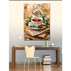 Kanvas Tablo Köpeğini Yıkayan Çocuk 100x140 cm