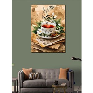 Kanvas Tablo Köpeğini Yıkayan Çocuk 100x140 cm