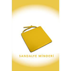 Sandalye Minderi 45cmx45cm Sarı