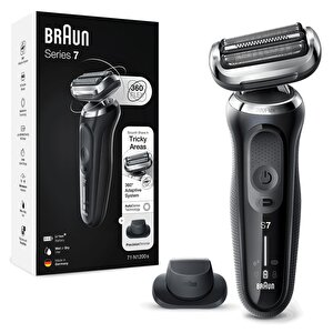 Braun Yeni Seri 7 N1200s Kablosuz Tıraş Makinesi, Autosense, 360° Flex, Easyclick, Islak & Kuru