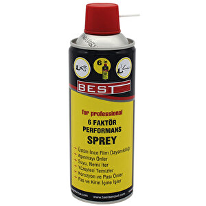 Best 6 Faktör Yağlayıcı Pas Nem Önleyici Performans Spreyi 200 Ml