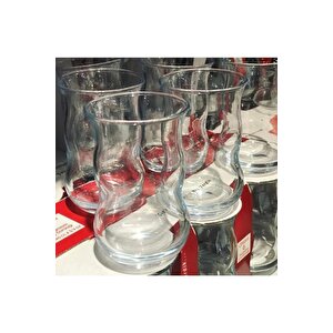 Paşabahçe Çifte Belli Çay Bardak - 6 Lı Çay Bardağı