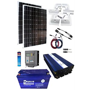 Alpex 340 Watt Güneş Panelli Karavan Paket Hazır Solar Sistem