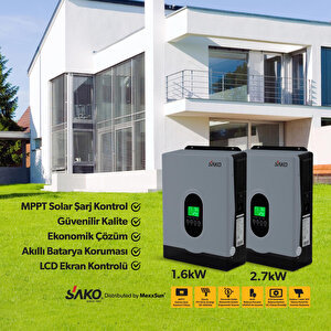E-sun 1.6 Kw 12 V Mppt Tam Sinüs Akıllı İnverter