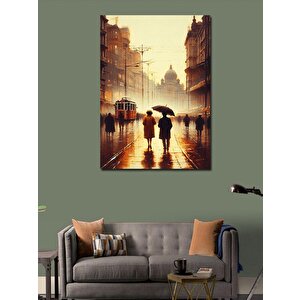 Kanvas Tablo Yaşlı Çift 100x140 cm