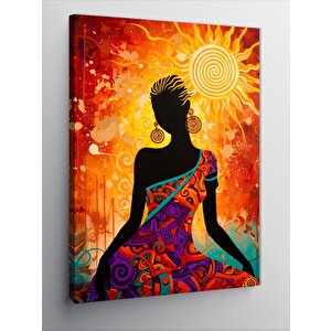 Kanvas Tablo Güneş Kadını 100x140 cm