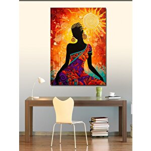Kanvas Tablo Güneş Kadını 100x140 cm