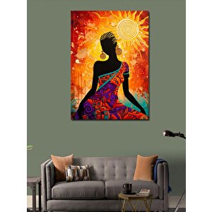 Kanvas Tablo Güneş Kadını 100x140 cm