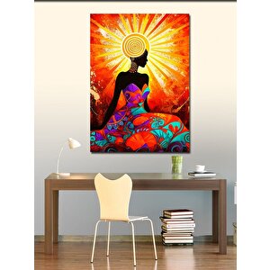 Kanvas Tablo Güneşe Bakan Kadın 50x70 cm