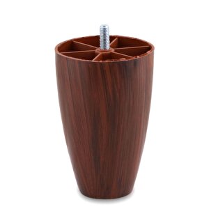 Oval 4 Adet 12 Cm (cevi̇z) Desenli Mobilya Dolap Kanepe Koltuk Baza Yükseltici Destek ayağı ayakları