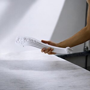 Nehir Plastik 4 Adet Sehpa Ayağı 40 Cm Beyaz Orta Ayak Zigon Sehpa Mobilya Masa Ayakları Beyaz