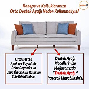 Düz Plastik Ayak 14 Cm Mobilya Sehpa Kanepe Ünitesi Koltuk Ayağı Baza Ayakları Kahverengi Aparatlı