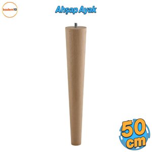 Ahşap Mobilya Ayağı 50 Cm Sehpa Zigon Orta Masa Puf Tabure Tv Ünitesi Ayakları M8 Civatalı 50 Cm