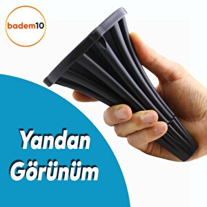 İstanbul 16 Cm Siyah Konsol Mobilya Kanepe Koltuk Tv Ünitesi Baza Ayağı Orta Sehpası Ayak Ayakları
