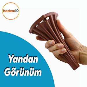 İstanbul 16 Cm Kahverengi Mobilya Konsol Kanepe Koltuk Tv Ünitesi Baza Ayağı Orta Sehpası Ayakları