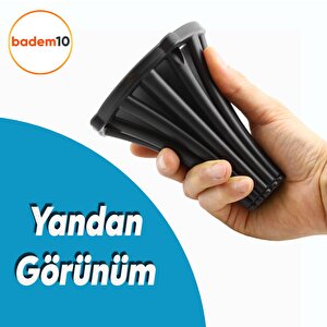 İstanbul Konsol Mobilya Kanepe Koltuk Tv Ünitesi Baza Ayağı Orta Sehpası Ayak Ayakları 12 Cm Siyah