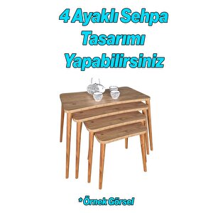 Ahşap Mobilya Ayağı Aparatlı 50 Cm Sehpa Zigon Orta Masa Puf Tabure Tv Ünitesi Ayakları M8 Civatalı