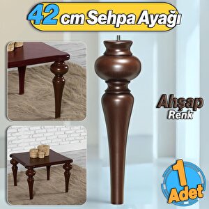 Damla Plastik Sehpa Ayağı 42 Cm Ahşap Desenli Orta Sehpası Ayak Zigon Sehpa Mobilya Ayakları 1 Adet