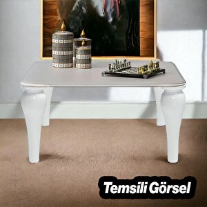 Sembol Plastik Sehpa Ayağı 30 Cm Beyaz Renk 1 Adet Mobilya Orta Sehpası M8 Civatalı Ayak Ayaklar