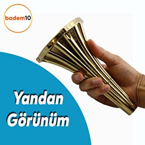 İstanbul 16 Cm Gold Altın Mobilya Konsol Kanepe Koltuk Tv Ünitesi Baza Ayağı Orta Sehpası Ayakları