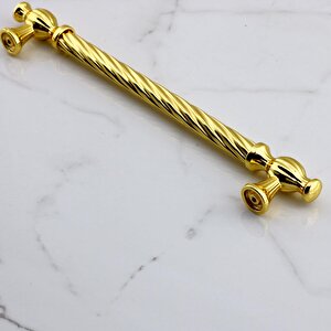 Burma Altın Metal Kulp 160 Mm -16 Cm Mobilya Çekmece Mutfak Dolabı Dolap Kulpları Kulbu Kulpu Gold