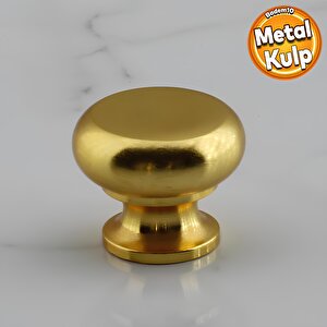 Gama Düğme Metal Kulp Gold Altın Çekmece Mobilya Mutfak Dolabı Dolap Kulpu Kulbu Kulpları