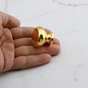 Gama Düğme Metal Kulp Gold Altın Çekmece Mobilya Mutfak Dolabı Dolap Kulpu Kulbu Kulpları