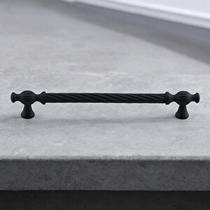 Burma Siyah Metal Kulp 192 Mm - 19.2 Cm Mobilya Çekmece Mutfak Dolabı Dolap Kulpları Kulbu Kulpu