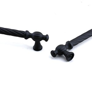 Burma Siyah Metal Kulp 192 Mm - 19.2 Cm Mobilya Çekmece Mutfak Dolabı Dolap Kulpları Kulbu Kulpu