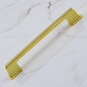 Cemre Altın Metal Kulp 160 Mm -16 Cm Mobilya Çekmece Mutfak Dolabı Dolap Kulpları Kulbu Kulpu Gold